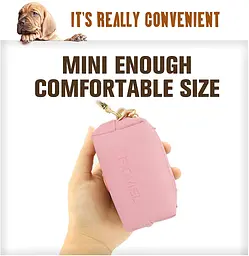Диспенсер для біопакетів Fioviel dog poop bag dispenser рожевий - мініатюра 7