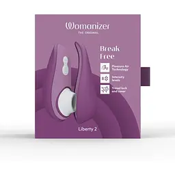 Вакуумний стимулятор Womanizer Liberty 2 Sage, Фіолетовий - мініатюра 10