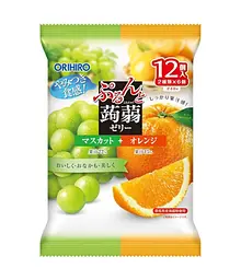 ORIHIRO Purunto Konjac Jelly низкокалорийное конняку-желе (мускат, апельсин), 240 г