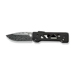 Складаний ніж Weknife Дамаська сталь 171,3 мм Чорний Титан 6AL4V - мініатюра 9