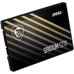 SSD диск 240GB MSI Spatium S-270 2.5 SATAIII 3D TLC 6 Гб/с