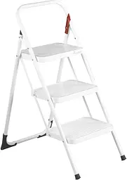Драбина Rolser Taburete M/11 UNE 3 щаблі Blanco (MET004-1024) - мініатюра 1