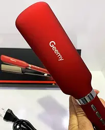 Професійна праска - випрямляч Geemy GM-2820 35 Вт з терморегулятором Червоний - мініатюра 3