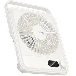 Портативний вентилятор HX607 handheld folding fan 2000 mAh White Hoco teh0029482 - мініатюра 2