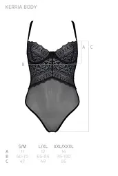 Боді Passion KERRIA BODY black, L/XL - мініатюра 5