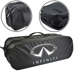 Сумка органайзер техдопомоги Infiniti 53х19х13 см 2 відділення Чорна