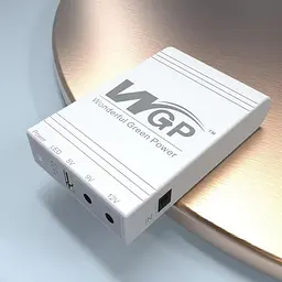Джерело безперебійного живлення міні UPS WGP ємність 38.48wH 10400mAh (Білий) - мініатюра 5