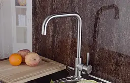 Змішувач для мийки Zegor SAP4-B090 inox Нержавіюча сталь 30412 - мініатюра 3