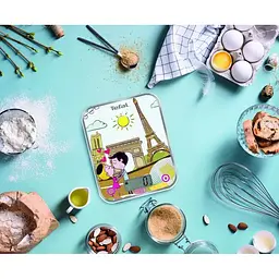Ваги кухонні Tefal Optiss Decor 5 кг скло AAAx2 в комплекті різнокольорові (BC5125V1) - мініатюра 7