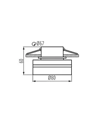 Точковий світильник Kanlux 29233 Govik GX5.3/GU10 1x10W IP20 - мініатюра 2
