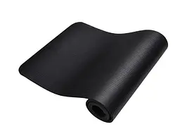 Килимок для йоги та фітнесу Power System PS-4017 NBR Fitness Yoga Mat Plus Black (180х61х1) (PS-4017_Black) - мініатюра 5