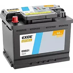 Автомобільний акумулятор EXIDE Excell 6СТ-74Ah АзЕ 680A (EN) EB740 - мініатюра 2