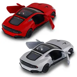 Автомодель TechnoDrive Aston Martin Vanquish червоний сріблястий (250952) - мініатюра 9