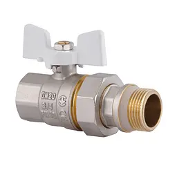 Кран кульовий з американкою SD з антипротіканням прямий 3/4"зв PN40 SD900NW20PN40 - мініатюра 2