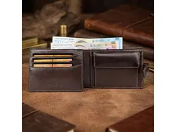 Чоловічий портмоне Italico 396 moro Коричневий 12,5x9,5x3 см TONY PEROTTI acs0032378 - мініатюра 2