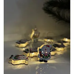 Гірлянда світлодіодна Chomik Санта Клаус 1.65 м 10 LED на батарейках тепло-біла (5900779854086) - мініатюра 2