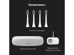 Електрична зубна щітка AENO DB3 White (ADB0003) - мініатюра 7