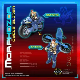 Ігровий набір A.C.I.D. Morphozor Cycle-Glider (535001) - мініатюра 9