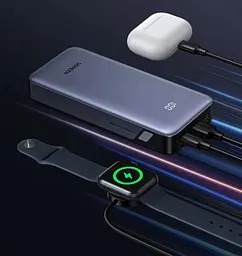 Повербанк Ugreen 20000 mAh 30W швидка та назкрізна зарядка з індикатором заряду для телефону та роутера - мініатюра 4