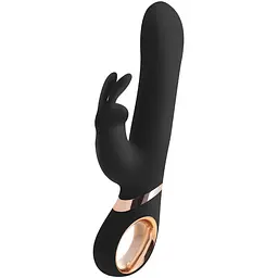 Вібратор-кролик S Pleasures Premium Naughty 22.7 см чорний