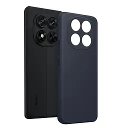 Чохол MAKE Xiaomi Redmi Note 14 Pro 4G Silicone Midnight Black - мініатюра 4