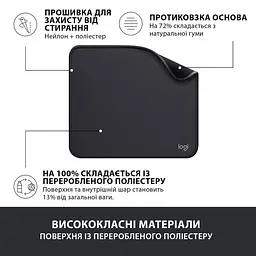 Ігрова поверхня Logitech Studio Series Graphite (956-000049) - мініатюра 4