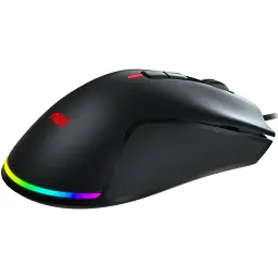 Комп'ютерна мишка AOC GM530 ігрова 16000dpi. 7кн. RGB PMW3389 Kailh switch чорна (GM530B)