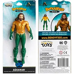 Фігурка DC Comics Aquaman Justice League Mini Bendyfig (Аквамен) 13 см - мініатюра 2