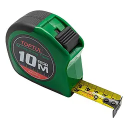 Рулетка професійна 10м*25мм Toptul hoz0014700 - мініатюра 2