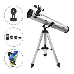 Телескоп SIGETA Meridia II 114/900 AZ з адаптером для смартфона (65346) - мініатюра 3