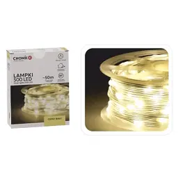 Гірлянда Chomik Струна На котушці 49.9 + 3 м 500 LED Теплий білий (5900779880115) - мініатюра 3