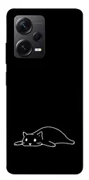 TPU чохол Demsky Lazy cat для Xiaomi Redmi Note 12 Pro+ 5G