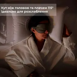 Ортопедична подушка двоярусна DuoRelax 40×68 см, з наповнювачем з поліефірного волокна, біла - мініатюра 7