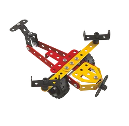 Конструктор Zephyr Mechanix Junior металевий розвивальний 155 елементів 14 моделей - мініатюра 4