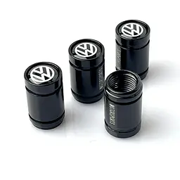 Захисні ковпачки на ніпеля Volkswagen Чорні 4 шт - мініатюра 2