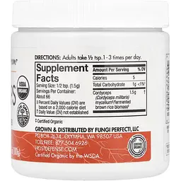Кордицепс Fungi Perfecti Cordyceps порошок 100 г - мініатюра 2