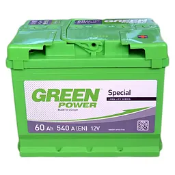 Автомобільний акумулятор GREEN POWER 6СТ-60Ah АзЕ 540A (EN)