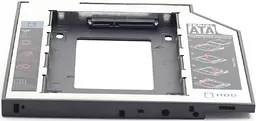 Адаптер Gembird для HDD/SSD 2.5" у відсік CD-ROM приводу ноутбука 12.7мм (MF-95-02)