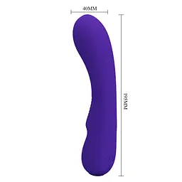 Вібратор PRETTY LOVE Matt Purple 12 vibration functions Memory function PRETTY LOVE BI-014667-3 98500 - мініатюра 5