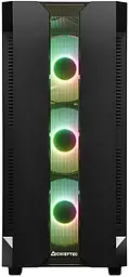 Корпус Chieftec HUNTER GS-01B-OP 4x120mm A-RGB, ATX, без Блок живлення, Чорний - мініатюра 4