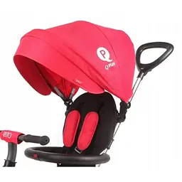 Дитячий складаний триколісний велосипед Qplay Rito Rubber Red червоний (S380-10RedRubber) - мініатюра 2