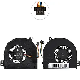 Вентилятор для ноутбука DELL INSPIRON 3162 DC 5V 0.45A 4 pin (BRUSHLESS KSB05105HC-AG53) (Кулер)