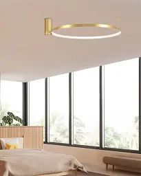 Люстра Goldlux 329141 Noemi LED 1x20W 4000K 2600Lm IP20 золота - мініатюра 2