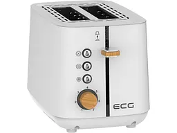 Тостер ECG ST 2768 Timber White - мініатюра 2