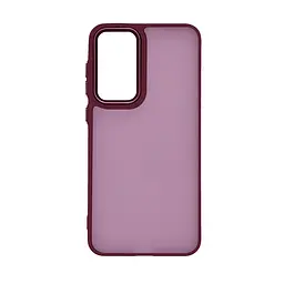 Противоударный чехол для Samsung Galaxy A56 5G, Frame, бордовый, панель-накладка, термополиуретан TPU + поликарбонат PC, защита всего корпуса, защита кнопок и камеры, устойчив к деформациям, ArmorStandart (ARM84819)