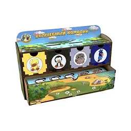 Дерев'яна настільна гра "Птахи" сортер-комодик Ubumblebees 24х15х6 см igr0001505