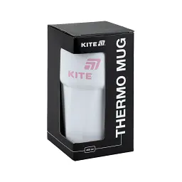 Термокружка Kite 450 мл біло-рожева (K25-1220-3) - мініатюра 5