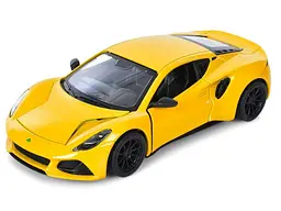 Машинка METR KINSMART 12,5см жовтий метал інер-я KT5441