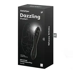 Ділдо Satisfyer Dazzling Crystal 1 (Black) - мініатюра 5