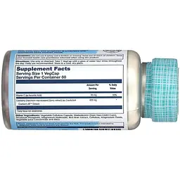 Екстракт журавлини Solaray CranActin Cranberry Extract 400 мг 60 веганських капсул - мініатюра 3